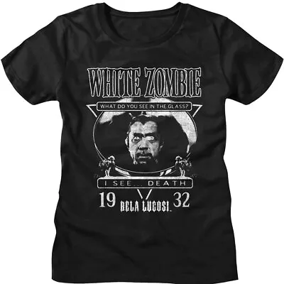 Buy Bela Lugosi White Zombie I See Death 1932 Women's T Shirt What Do You See • 23.15£