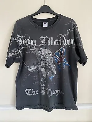Buy Mens Vintage Iron Maiden The Trooper 2007 T Shirt Size Large • 28.99£