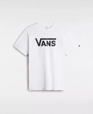 Buy Vans Mens Classic Logo T-Shirt / White Black / RRP £28 • 12£