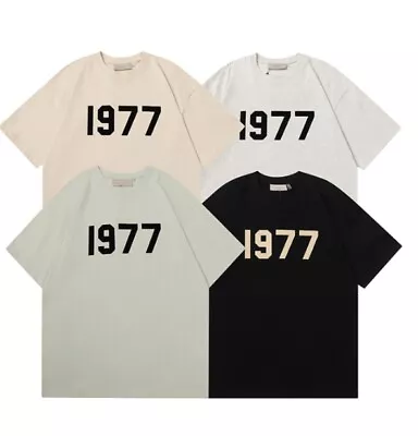 Buy Unisex T-Shirt 1977 Print Adults ShortSleeve Tee Men Outdoor Tops Sports UK 2024 • 27.23£