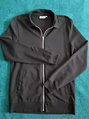 Buy Asos Men's Black Bomber Style Long Sleeve Jacket - Large (40-42) *VGC* • 6.06£