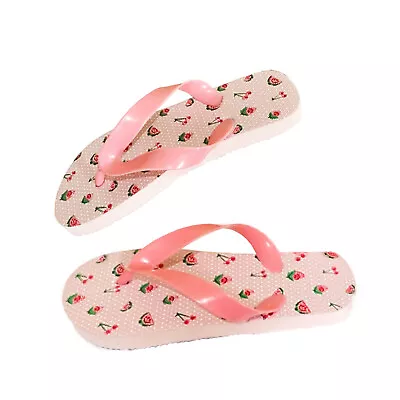 Buy Girls Pink Flip Flops Kids Summer Beach Pool Unicorn Lightweight Sandal Slippers • 7.24£