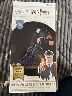 Buy Harry Potter Wizarding World Ravenclaw Slouch Socks  & Mittens Knitting Kit • 6£