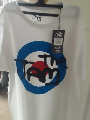 Buy The Jam: Spray Target Logo White T Shirt. Rock. Punk. New With Tags.  • 8.99£