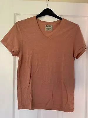 Buy Burton Mens V Neck T Shirt Orange Small • 1.99£