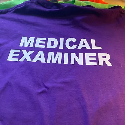 Buy T-shirt Medical Examiner CSI Forensic Office Coroner 5 Size 14 Color Custom Made • 15.17£