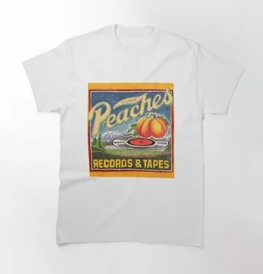 Buy Vitnage Peaches Records T Shirt | Vintage Records | Retro Vinyl T Shirt  • 12.95£