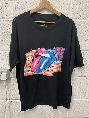 Buy Rolling Stones Graphic Print T Shirt Steel Wheels Tour Size XL • 15£