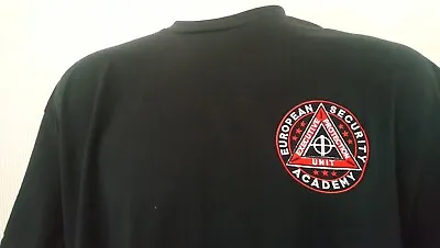 Buy Mercenary Esa European Security Academy T-shirt • 11.45£