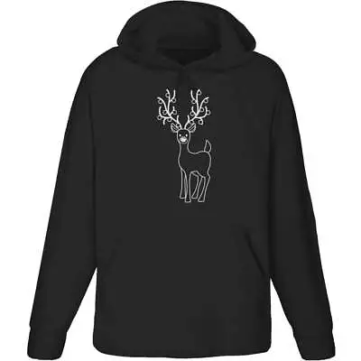 Buy 'Christmas Reindeer' Adult Hoodie / Hooded Sweater (HO022663) • 24.99£