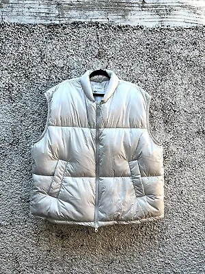Buy Wit And Wonder Oversized Puffer Gilet Jacket In Grey L • 39.99£