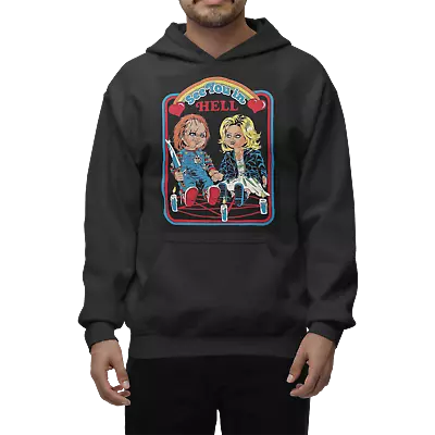 Buy Horror Villains Halloween Hoodie Film Movie Chucky Childs Play Funny • 14.99£