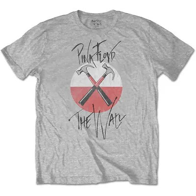 Buy Pink Floyd The Wall Faded Hammers Roger Waters Official Tee T-Shirt Mens • 15.99£