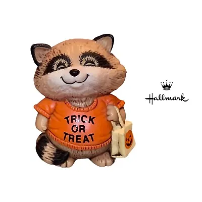 Buy Hallmark Merry Miniature - Halloween  Shirt Tales  Raccoon Figurine -  (1983) • 33.30£