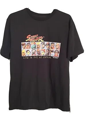 Buy Street Fighter II Character Select Large T Shirt Nintendo Sega Arcade Capcom 2 • 11.99£