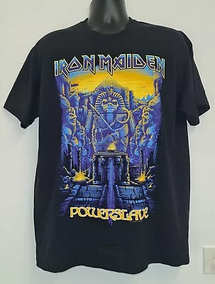 Buy Iron Maiden Power Slave T Shirt Size Extra Large Heavy Metal Rock Band Retro • 25£