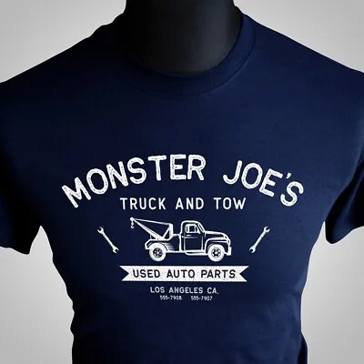 Buy Monster Joe's Truck And Tow T Shirt Retro Pulp Fiction Tarantino Movie Blue • 15.99£