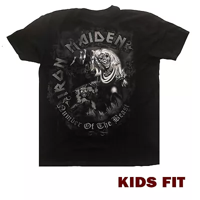Buy Iron Maiden T SHIRT Official Number Of The Beast Kids Boys Girls  Rock Tee NEW • 12.93£