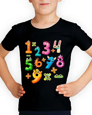 Buy Numbers Day 2024 Math Symbols School Fun Funny Boys Girls Kids T-Shirts #DNE • 9.99£