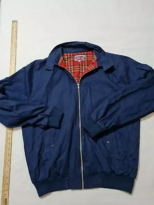 Buy Mens Jacket Therapy Size XXL Zip Front Long Sleeve Pockets Blue 4066 • 23.99£