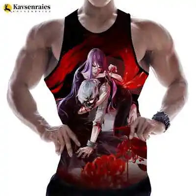 Buy Anime Tokyo Ghoul Man Tank Top (BUY ANY 2 GET ANY 1 FREE) • 22.90£