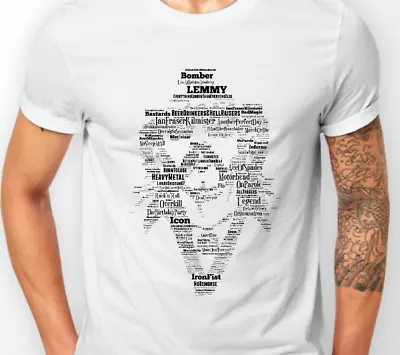 Buy Lemmy Motorhead Music/Memorabilia Premium 100% Supersoft Cotton Unisex T Shirt • 19.95£