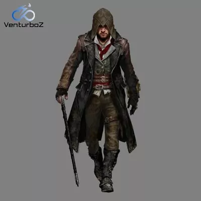 Buy Jacob Frye Assassin's Creed Syndicate Mens Leather Trench Coat Costume-BNWT • 159.99£