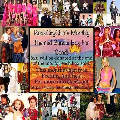 Buy Themed Style Fashion Bundle Box Of Clothing & Accessorie To Help Feeding America • 142.08£