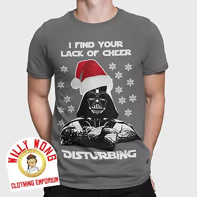 Buy Darth Vader T-Shirt Christmas Xmas Cheer Retro Movie Tee 70s 80s 90s Gift UK Tee • 11.36£