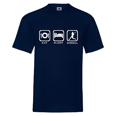 Buy Baseball T-Shirt - Eat, Sleep, Baseball - Christmas Gift For Men Who Love Sports • 13.99£