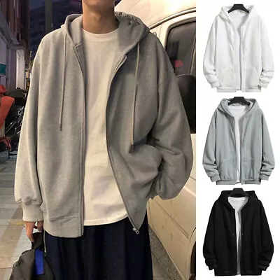 Buy Basic Hoodie Breathable Comfortable Fashion Hooded Jacket Men Pullover • 7.67£