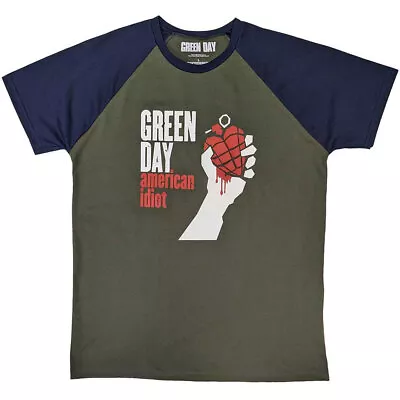 Buy Green Day American Idiot Raglan T Shirt • 17.95£