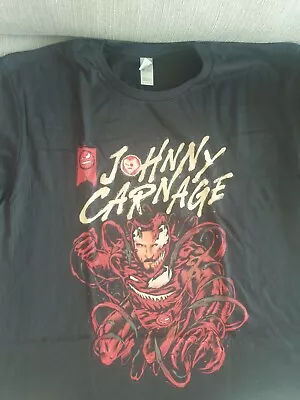 Buy Johnny Gargano T-Shirt Carnage Venom Marvel WWE NXT AEW Pro Wrestling Crate  • 15£