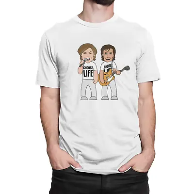Buy Fantastic Pop Duo Mens T-Shirt VIPwees Organic Christmas Wham Inspired Music Top • 10.49£