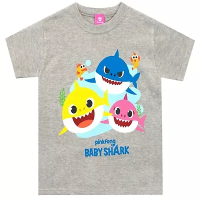 Buy Baby Shark T-Shirt Baby Toddler Kids Boys 12 18 24 Months 2 3 4 5 6 Years Tee • 11.99£