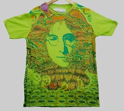 Buy New John Lennon T Shirt Green Large Size Mirror Brand  • 9£