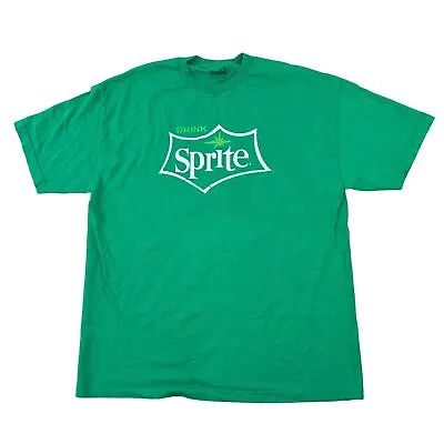 Buy Drink Sprite T-Shirt Graphic Print Green Mens XL • 17.99£