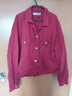 Buy Vintage Topshop Denim Jacket UK Size 12 • 15£