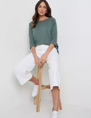 Buy KATIES - Womens Winter Tops - Green Tshirt / Tee - Cotton - Casual Clothing • 10.95£
