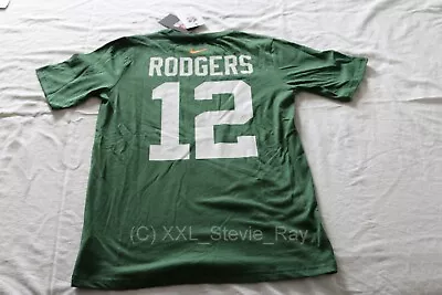 Buy AARON RODGERS Kids T-Shirt Jersey By NIKE #12 (Size L/14-16 Years) PACKERS • 12.33£