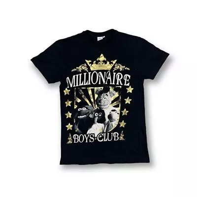 Buy Disney Sesame Street Millionaire Boys Club Black Gold & Silver T Shirt Size S • 4.80£