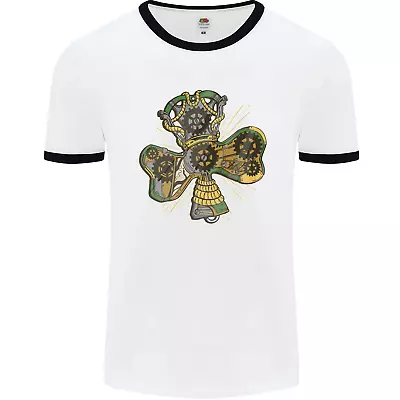 Buy Steampunk Shamrock Mens Ringer T-Shirt • 12.99£