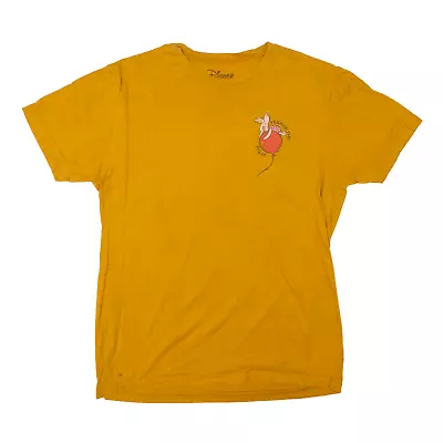 Buy DISNEY Year Of The Piglet 2019 T-Shirt Yellow Short Sleeve Womens M • 7.99£