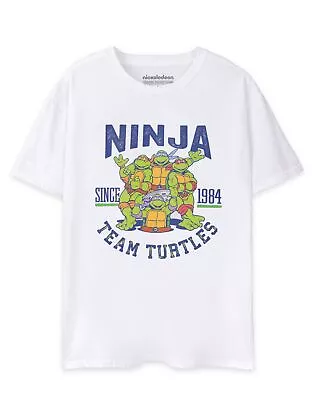 Buy Teenage Mutant Ninja Turtles White Short Sleeved T-Shirt (Mens) • 16.99£