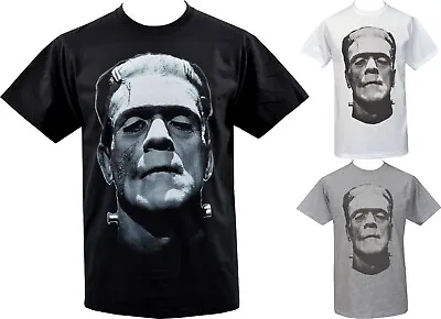 Buy Mens Frankenstein T-Shirt Boris Karloff Monster Vintage Horror Goth Halloween • 18.50£