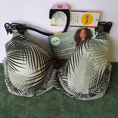 Buy Full Coverage Sustainable T-shirt Bra 32D Tropical Palm Leaf Pattern • 10.61£