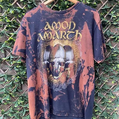 Buy Amon Amarth Band T Shirt - Skull Punk Rock Metal Viking • 25£