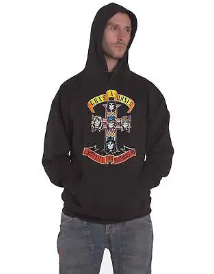 Buy Guns N' Roses Hoodie Appetite For Destruction New Official Mens Black Pullover • 32.95£