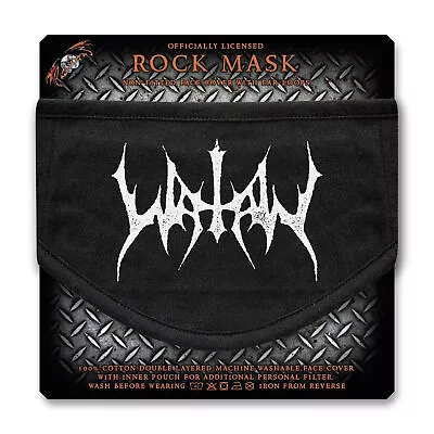 Buy Watain Logo Black Face Mask OFFICIAL • 9.99£