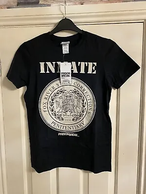 Buy Prison Break Inmate T-Shirt Black Official Merchandise S Small New Tags Xmas • 3.50£